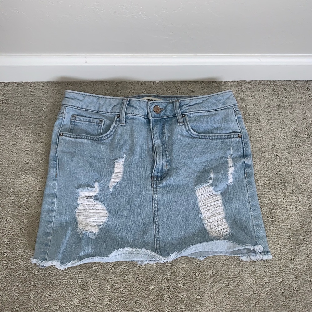 Forever 21 Jean Skirt